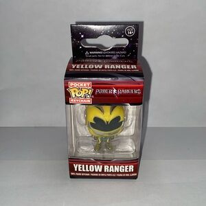 Pocket POP Keychain Power Rangers Yellow Ranger Mini Figure